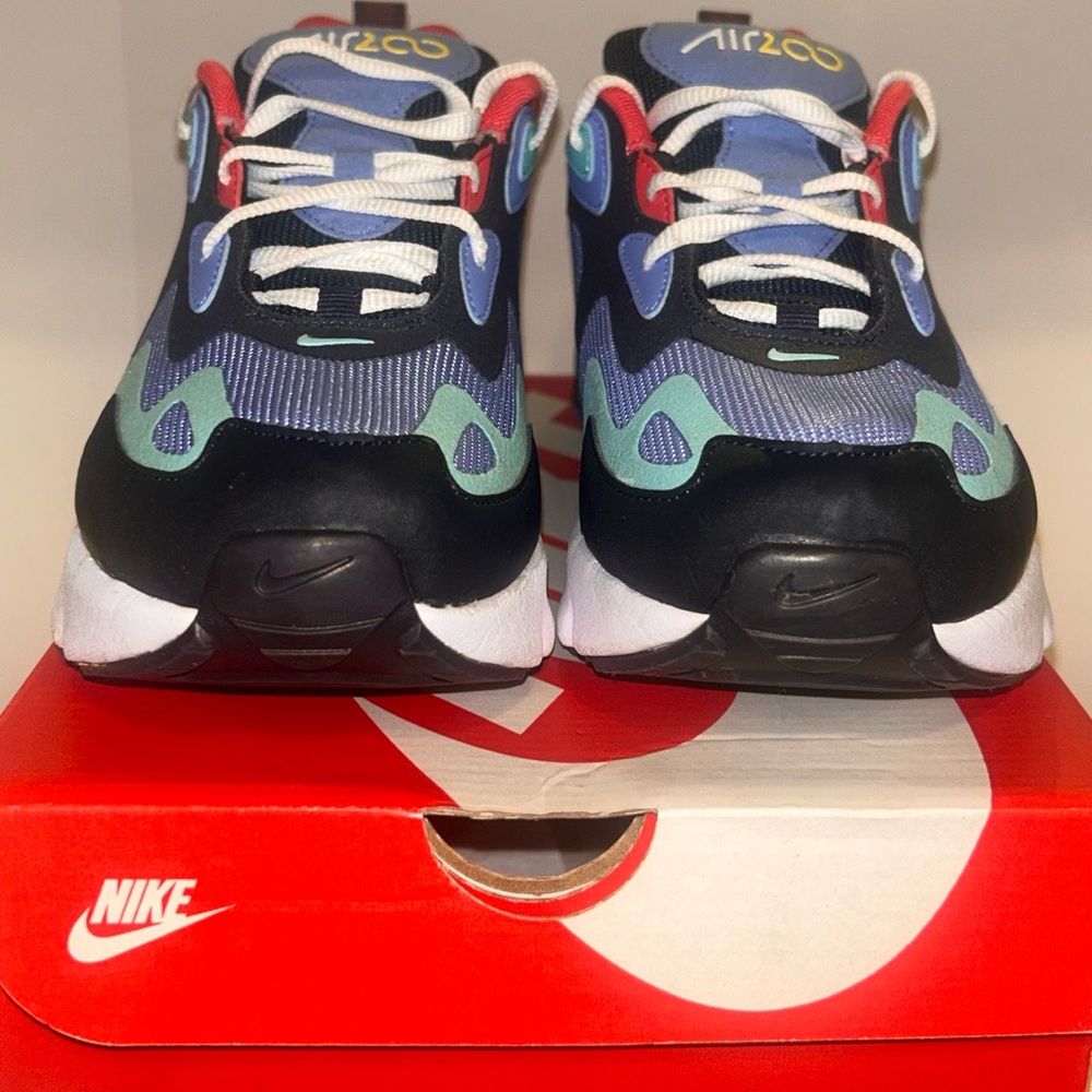 Nike Kids Air Max 200 GS Sz 7Y Blue Black Sneakers